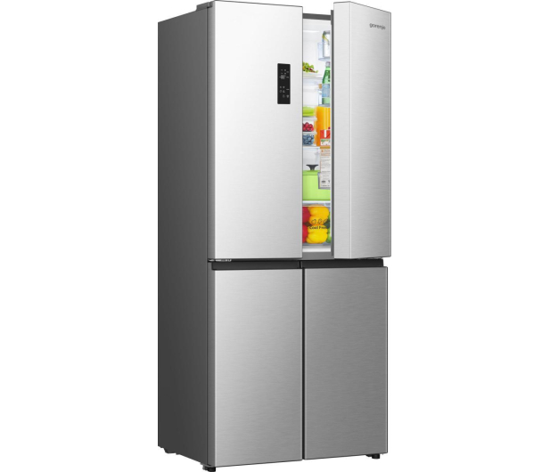 Lodówka Gorenje NRM819E61X Multidoor No Frost 190cm Srebrna Kostkarka Twistowa 460L - 1368301 - zdjęcie 4